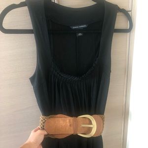 Banana Republic Black Simple Mini Dress